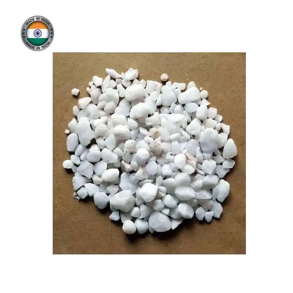 Индийская натуральная 2-3 мм Строительная каменная крошка белого цвета мраморная для сада и ландшафта использования в полу
