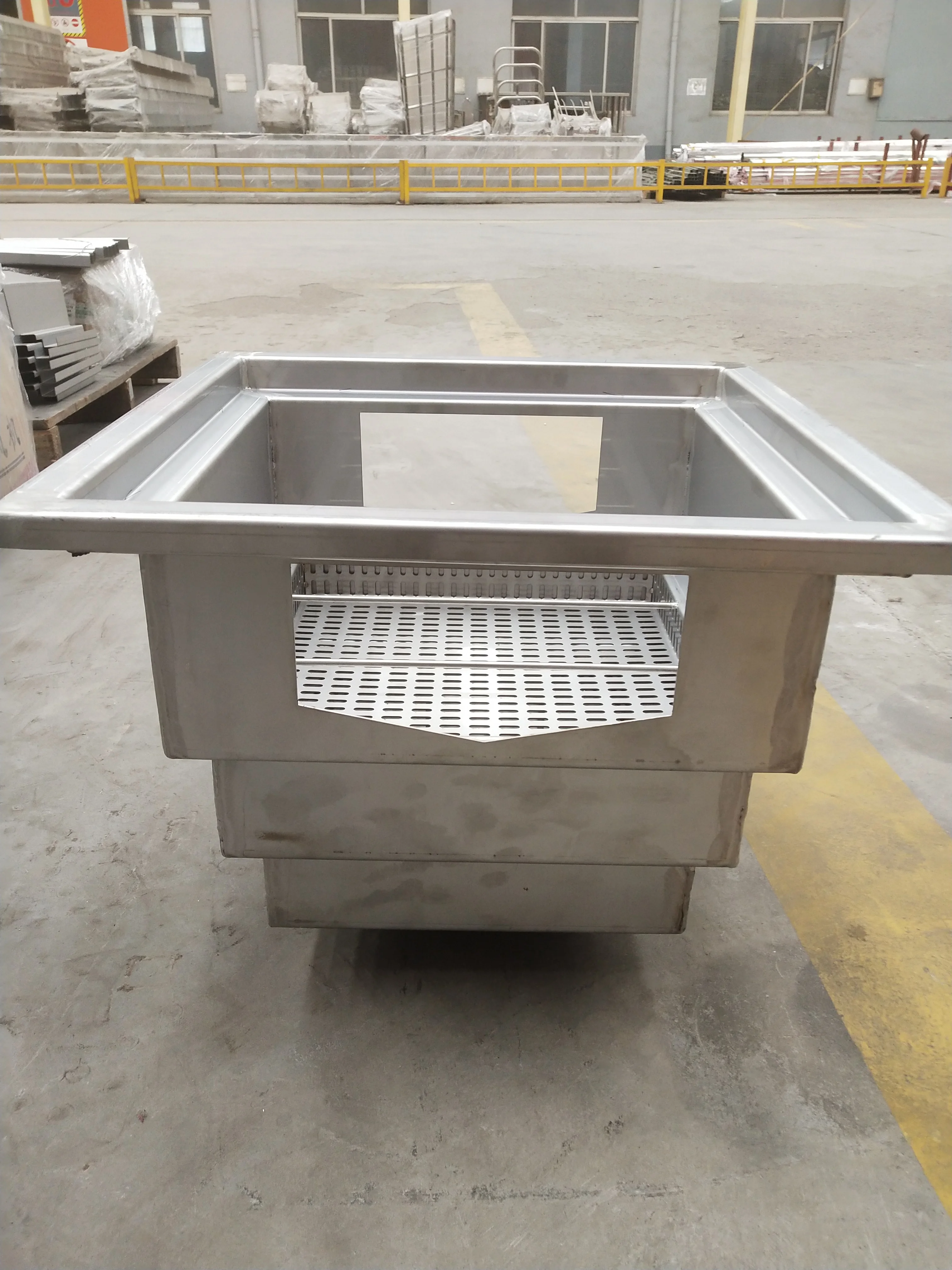 Heavy Duty Industrial Stainless Steel Linear Floor Drain for Process Plants with Pump Trench Grate