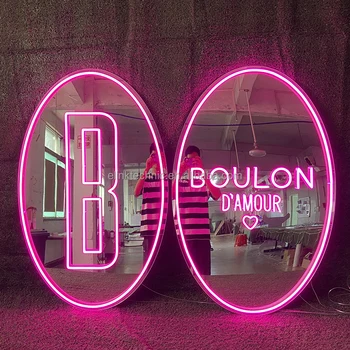 Customizable LED Neon Light Sign Adjustable Brightness Dimmer for Wall