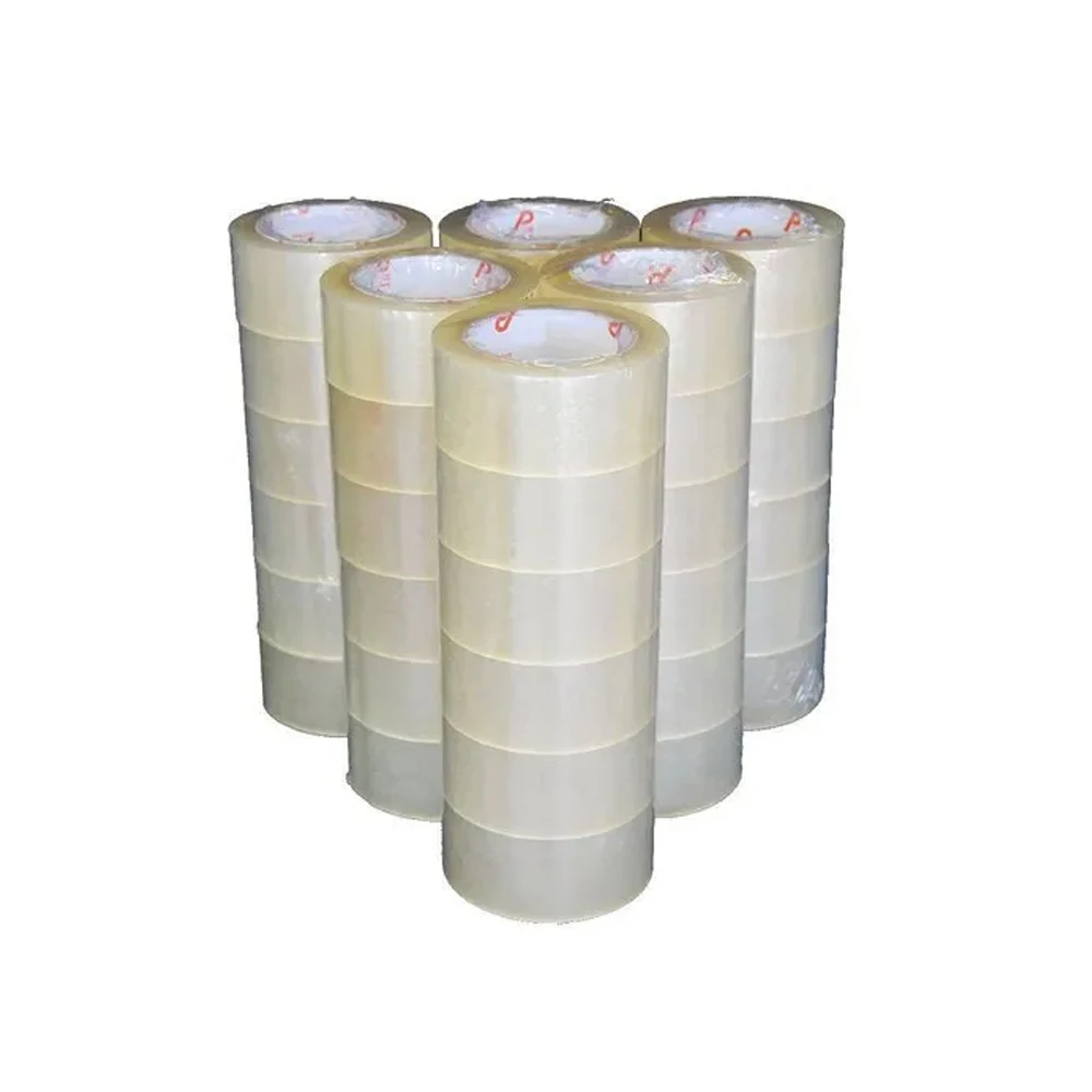 Bopp Acrylic Adhesive High Adhesion Tape Clear/brown/color Good Tack Customizable Box Packaging