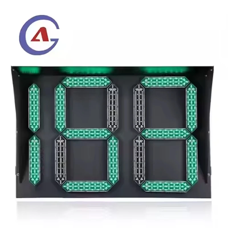 Diameter 300mm 2 Digit Countdown Timer Led Traffic Light