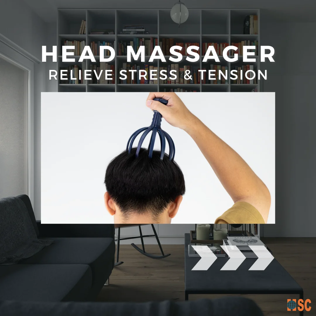 Light Weight Scalp Massager Buy Pp 4 Level Adjustable Head Massager