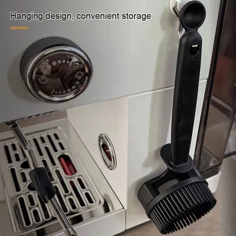 Coffee machine silicone cleaning brush coffee brush Long handle brewing head cleaning brush