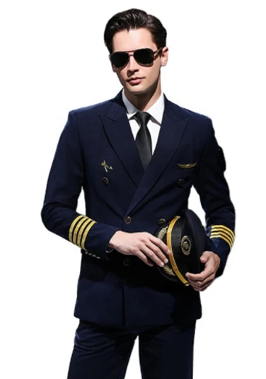 Airline Pilot Uniform Aviation Uniform Suit Pilot Uniform for Captain