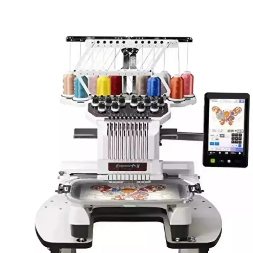 Flash Sale Of Embroidery Machine Pr1000e Pr1060x,10 Needle Embroidery