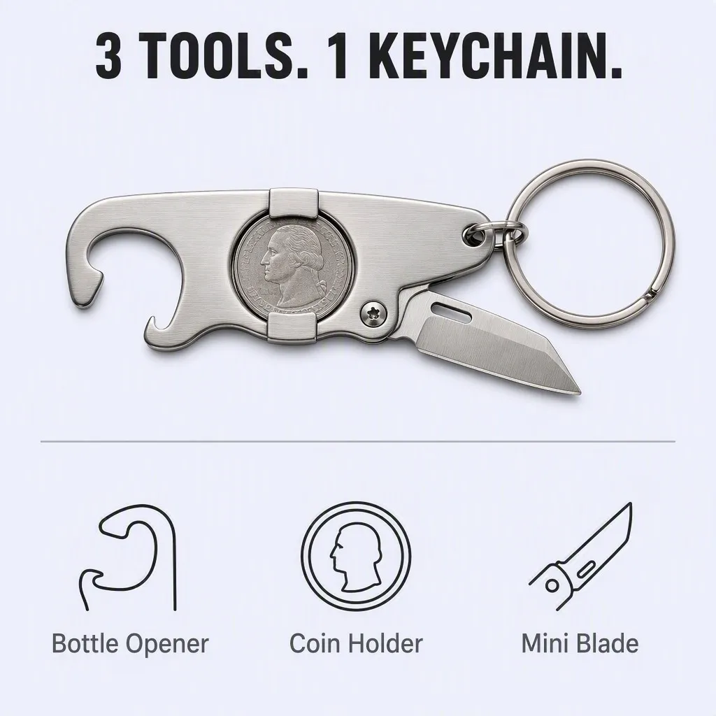 3 Tools. 1 Keychain.