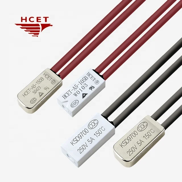 HCET KSD9700 Thermal Protector Uchiya Ui2 Replacement 250V 10A Bimetal Switch for Electric Blanket Battery Operated Temperature