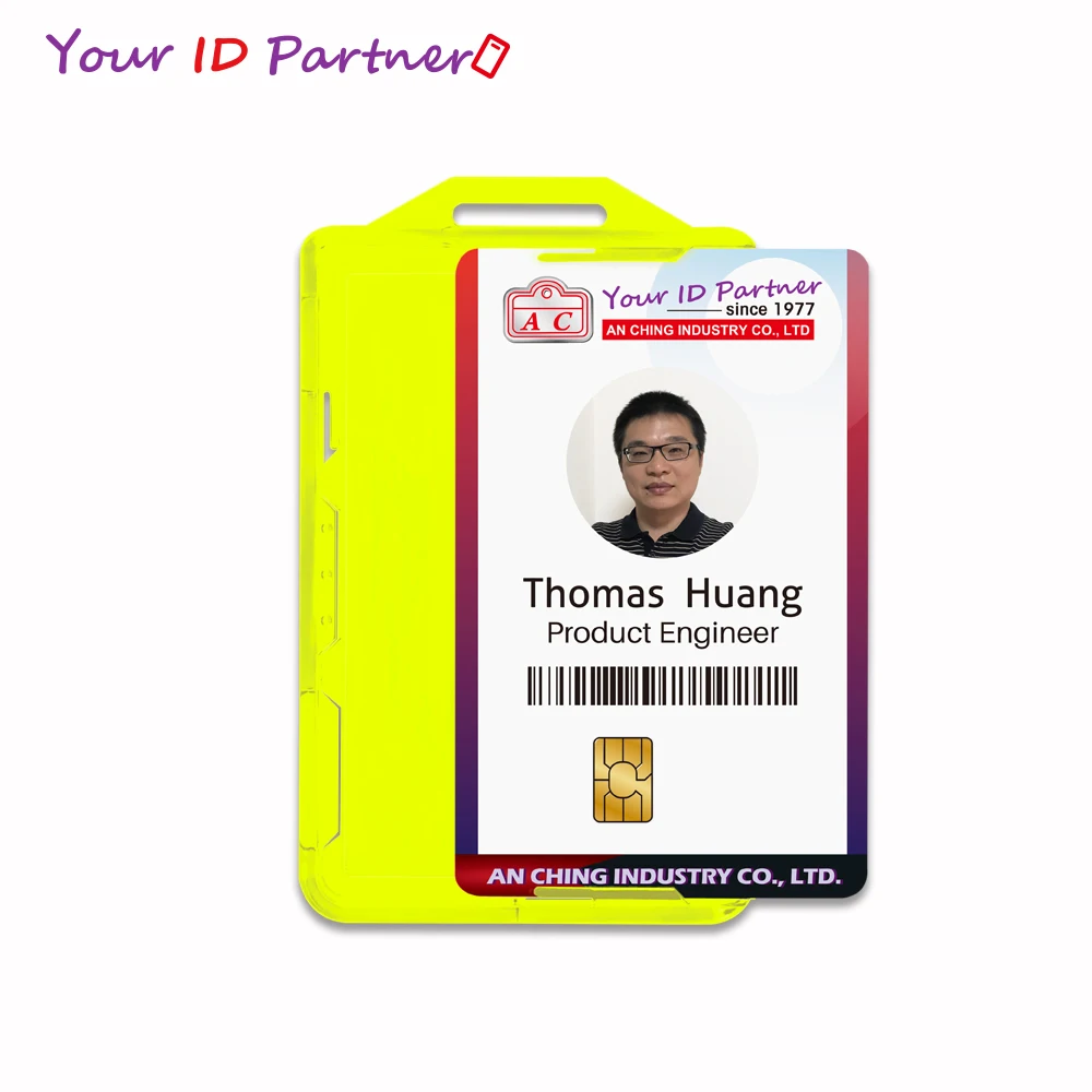 Portrait Badge Id Holders Vertical Card Holder For Business Buy Badge