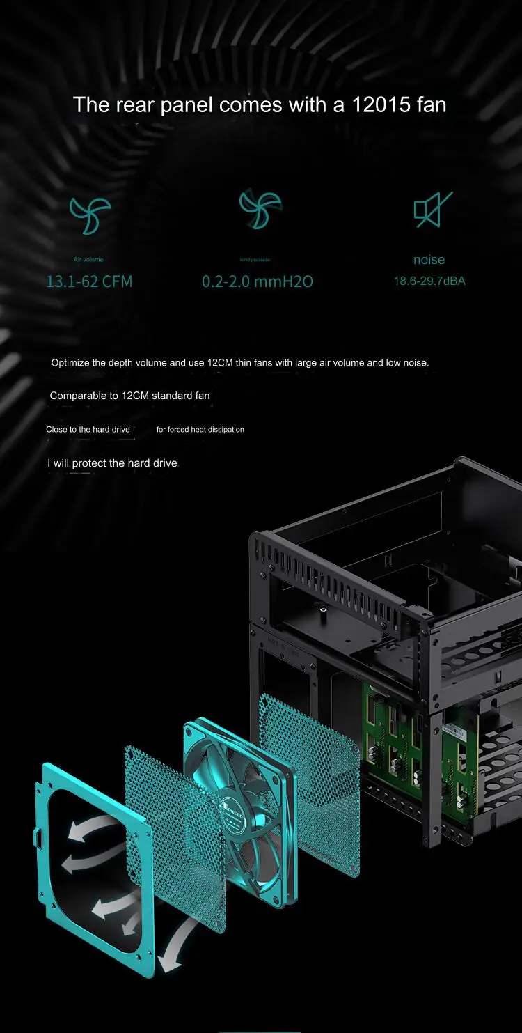 JONSBO N2 NAS Chassis - Compact, Efficient Storage Solution