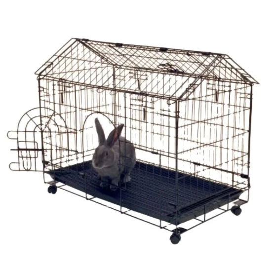 A Frame Bunny House - Stylish & Secure Metal Rabbit Cage