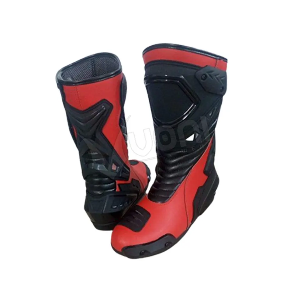 Men Motorcycle Leather Boots Waterproof Motorbike Shoes 2022 Buy