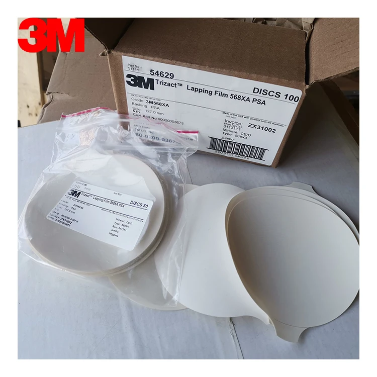 3m 568xa 5" Trizact Hookit Film Disc Glass Defect Repair And Finishing Disc For Random Orbital