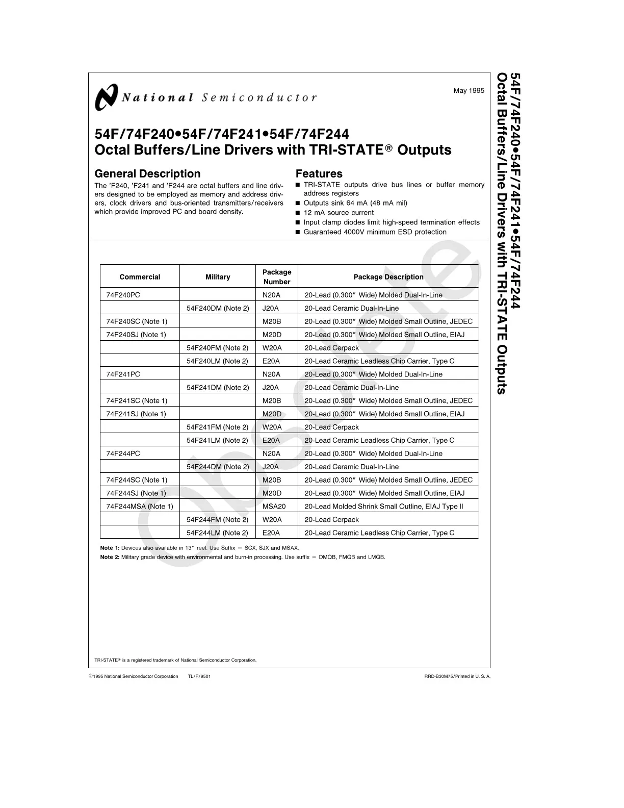 Hot sale Original 54F244DMQB IC Logic Bus Driver/Transceivers F/FAST SERIES DUAL 4-BIT DRIVER TRUE OUTPUT CDIP20 CERAMIC