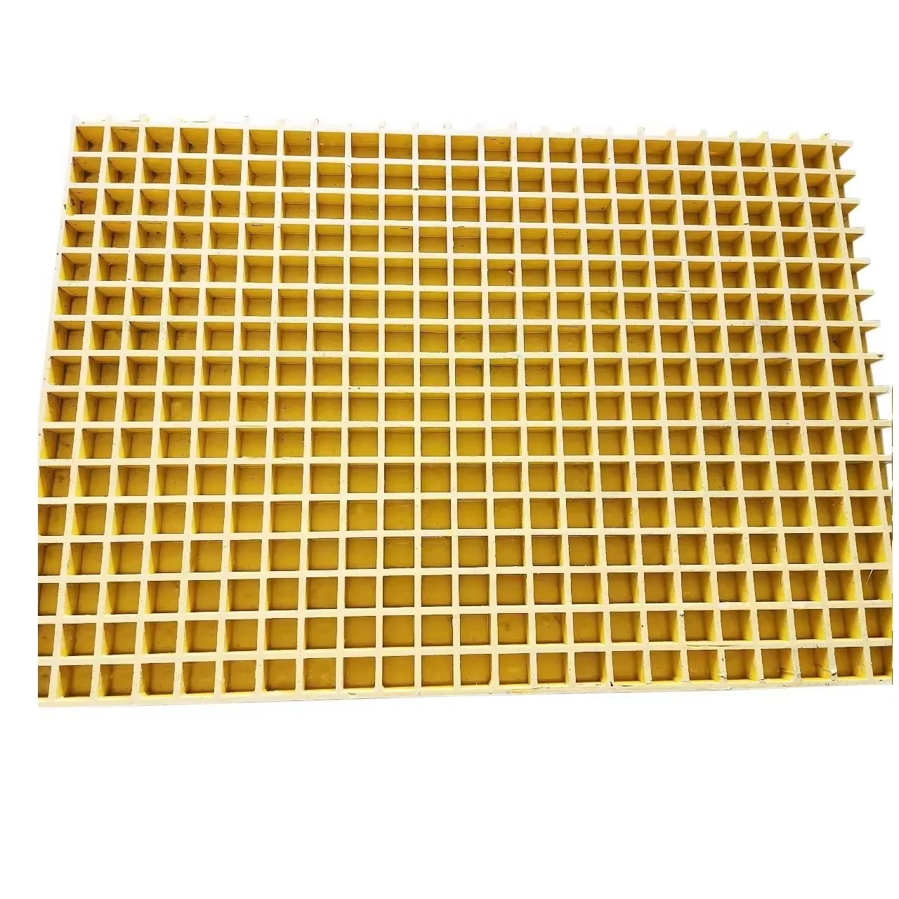 Композитный пластик несплавленный высокопрочный из стекловолокна верхняя наружная пластина 1220x3660x30 мм с покрытием ФРП-решетка