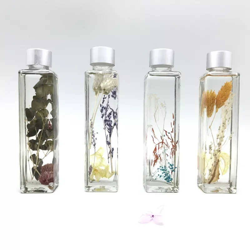 Japanese Herbarium Bottles - Dried Flowers in Oil