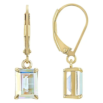 Mercury Mystic Topaz 18k Gold Over Sterling Silver Earrings,Unique ...