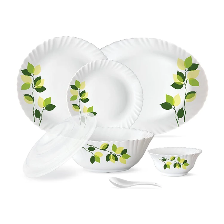Newest Trending Dinner Set India Designer Opalware India Dinner Set for Sale at Best Price