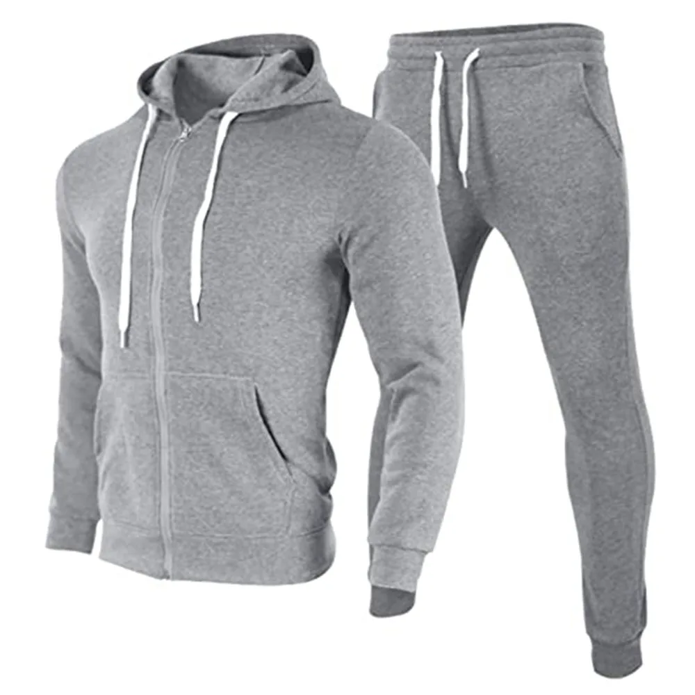 mens light grey tracksuit