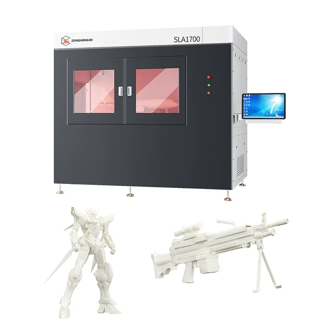 Zongheng SLA1700 Industrial 3D Printer High Accuracy Large Size Additive Screen Printer with Automatic Features New Condition