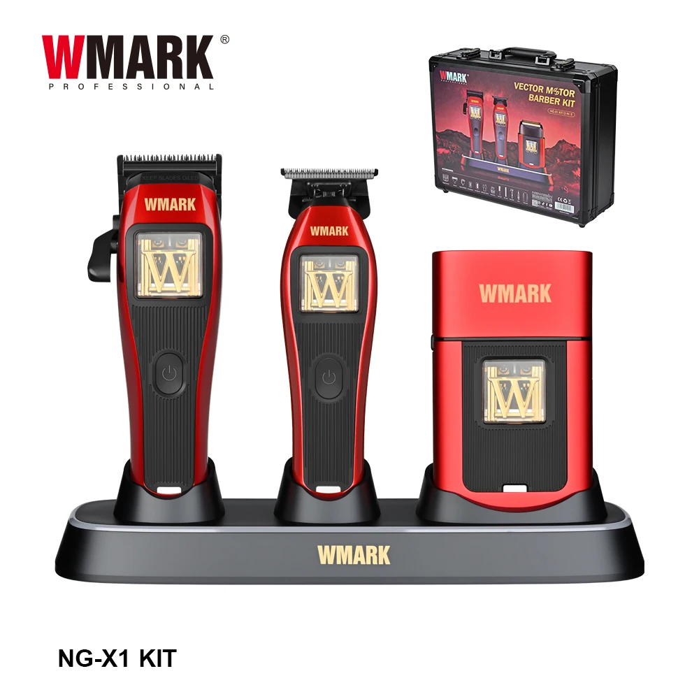WMARK NG-X1 KIT Max 10000RPM Vector Motor 3 in 1 Barber Kit
