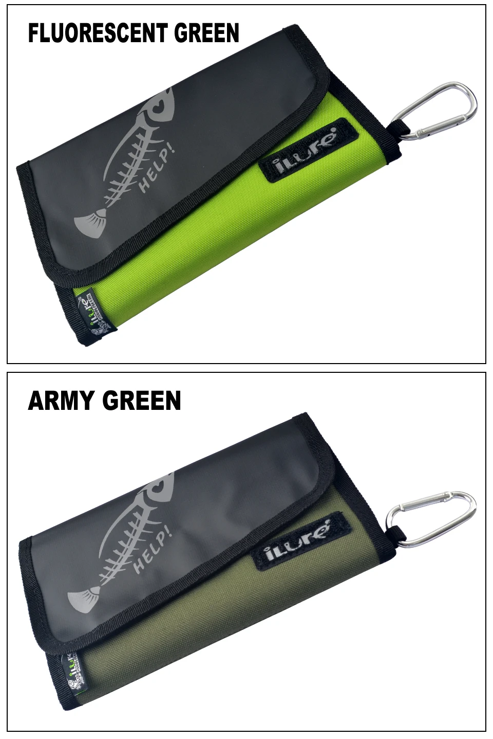 Help! Series Soft Lure Bag Multifunctional Waterproof Nylon Fishing