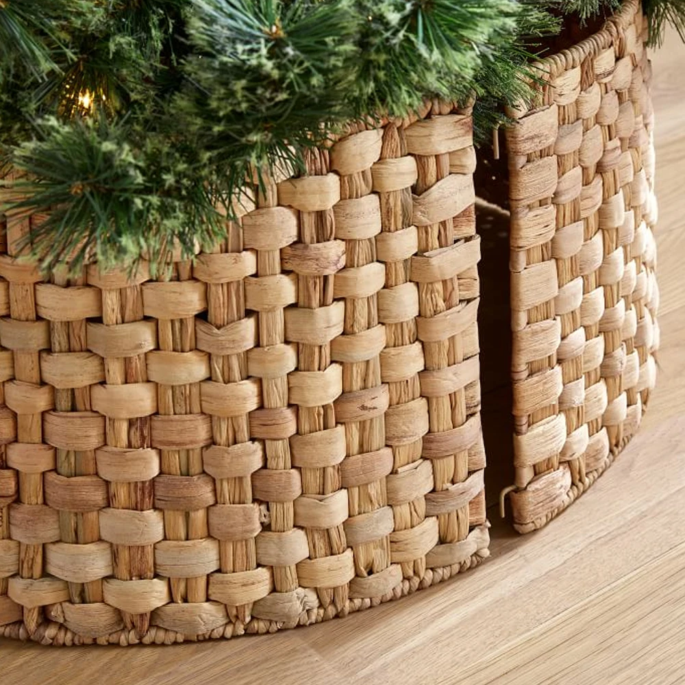 Top Product Water Hyacinth Tree Skirt For Christmas Decoration