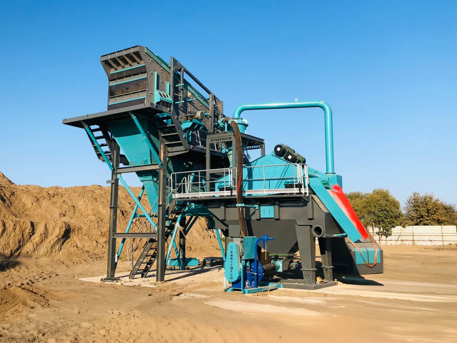 Dewatering Screen and Hydrocyclone / Sand Washing Machine