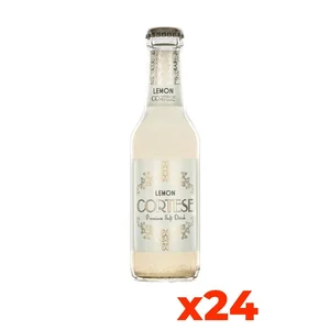 Cortese Lemon Soda Premium Quality 200ml Glass Bottles 24 Bottles Per Case Carbonated Drinks