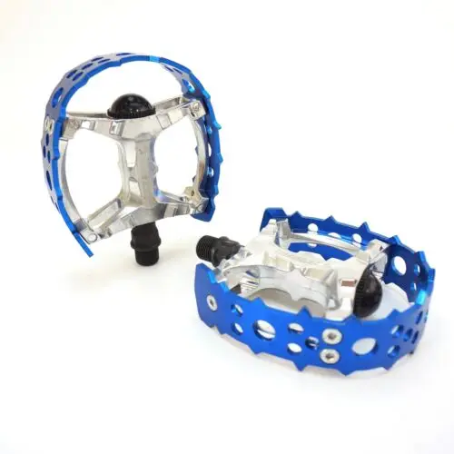 Pédales Plates BMX Odyssey Bear Trap By Tipsum - Broche Tranchante 9/16" Ou 1/2" - Noir - Alliage Léger