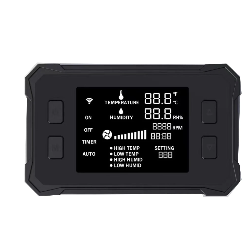 Factory Price WIFI Smart Digital Controller 6 Inch Air Blower Inline Duct Fan 150mm Exhaust Fan for Cooling Hydroponics Grow Box