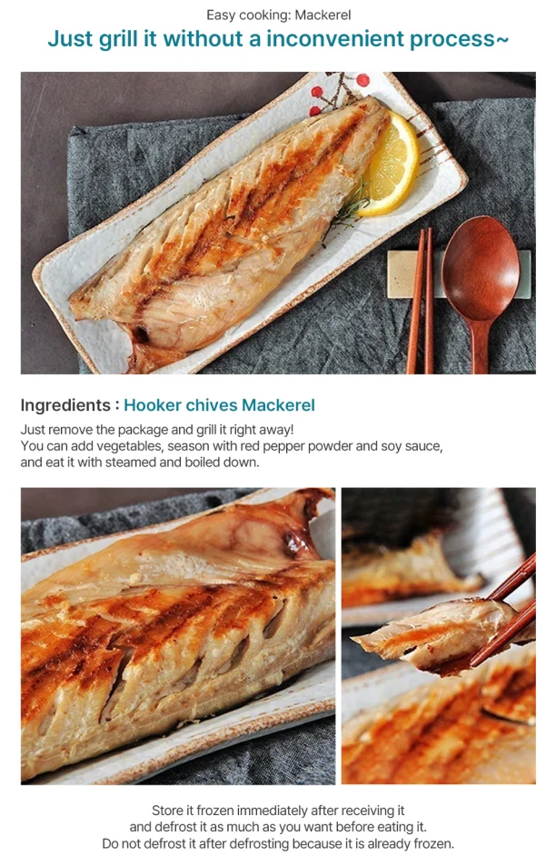 Korean Premium Mackerel With Alium Hookeri Buy Korean Premium