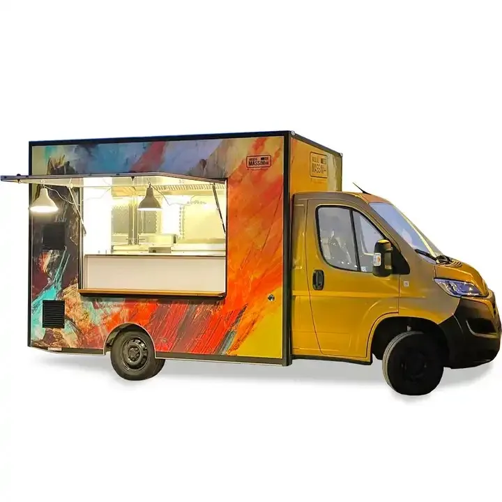 Customized mobile Kitchen Available In Austria Steel Stainless Food Trucks Ready For Export In Cheap Prices