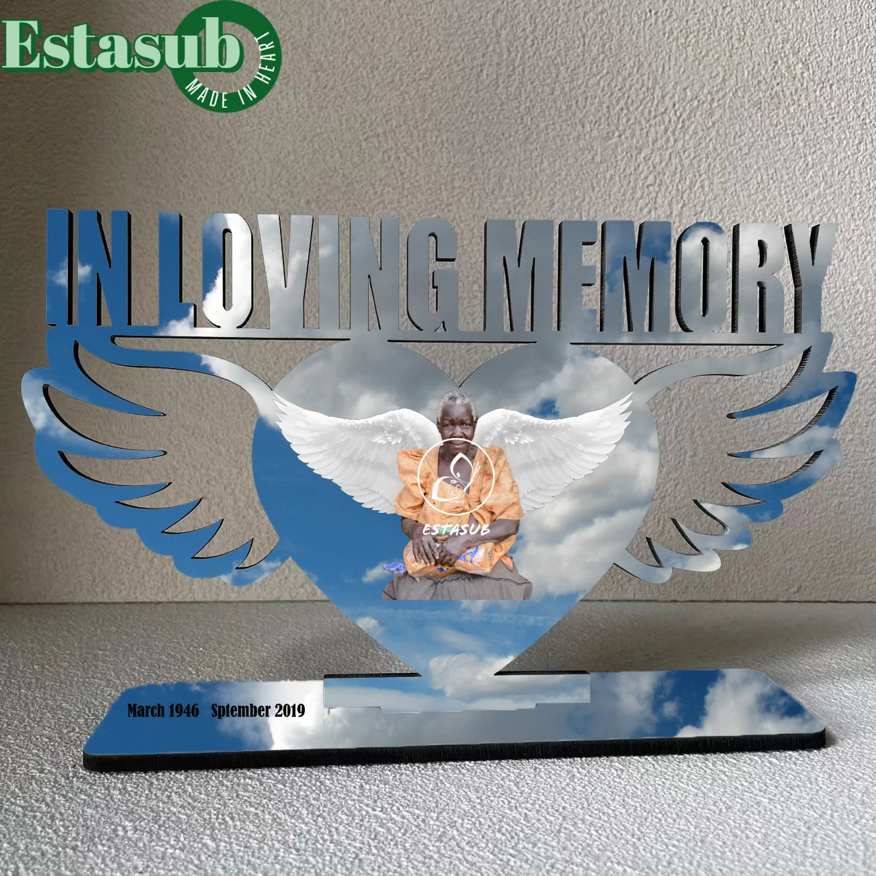 Sublimated Memory Blanket Memorial Blanket Panel Sublimation Blanket 