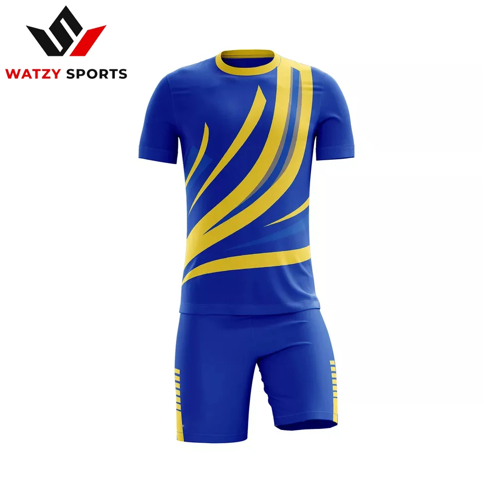 Dye Sublimation Custom Printing Soccer Wears Uniforms Sportswear Set Custom New Design High 4879