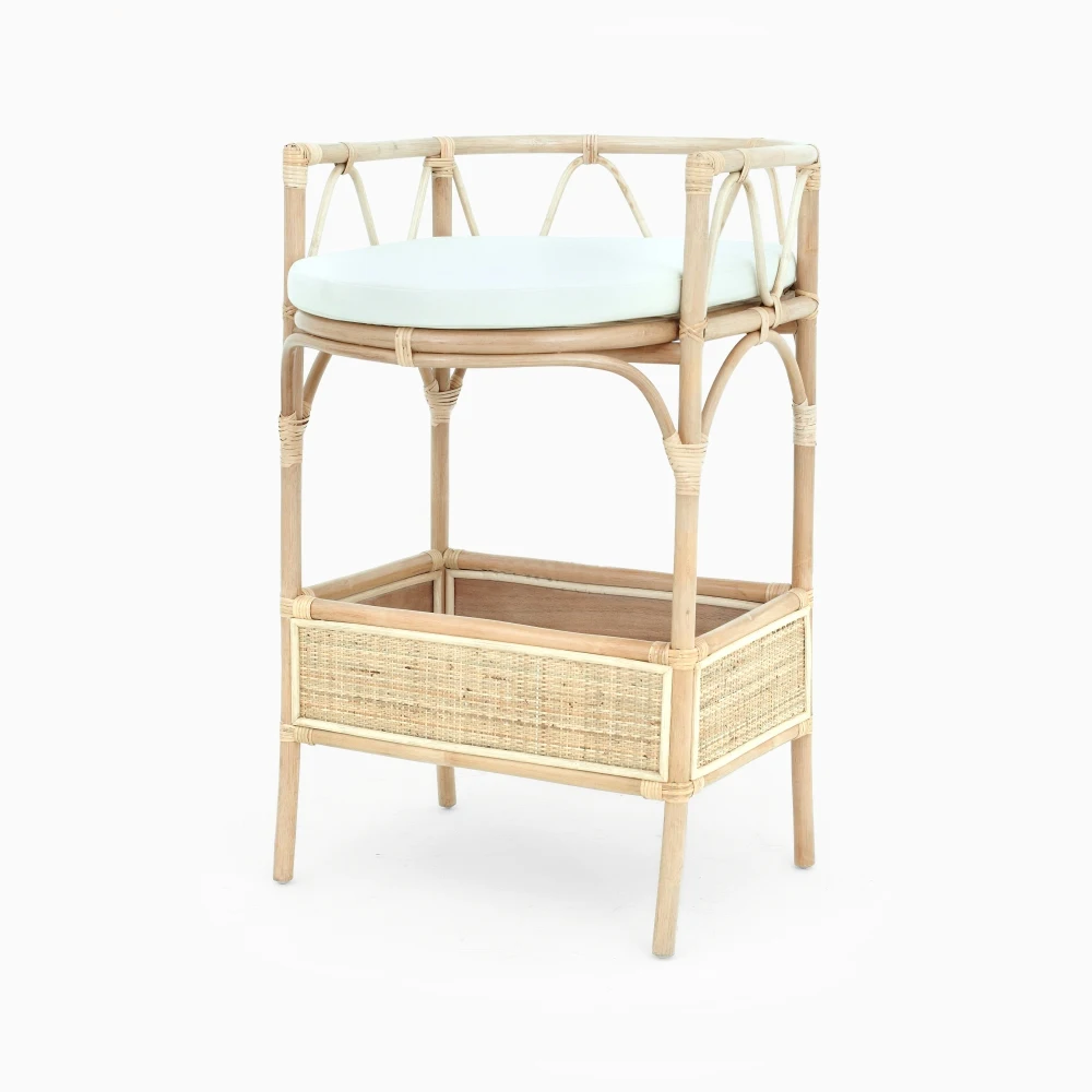 Genteel 2 Tier Rattan Baby Changing Table Rattan Wicker Kids Funiture And Nursery Product Buy