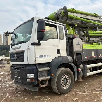 Used Truck Concrete Pump Zoomlion Concrete Pump Second Hand 49m Mercedes Truck Ready to Ship