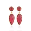 Quartz rouge rubis