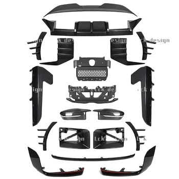 Dry Carbon Fiber Front Bumper Air Intake Cover For BMW M2 G87 Body Kits Rear Bumper Air Vent Trim Accessories