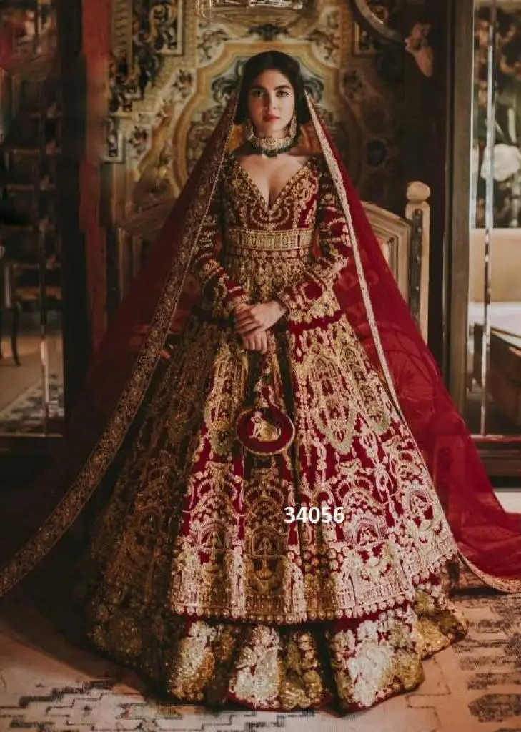 Pakistani Bridal Red Lehnga Choli for Wedding #J5183 | Pakistani bridal, Pakistani  bridal wear, Bridal dresses