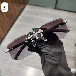 Custom GRA Certified PramukhImpex Men's Women's Stainless Steel Square Sunglasses Anti-Reflective New Arrival Purple Shade