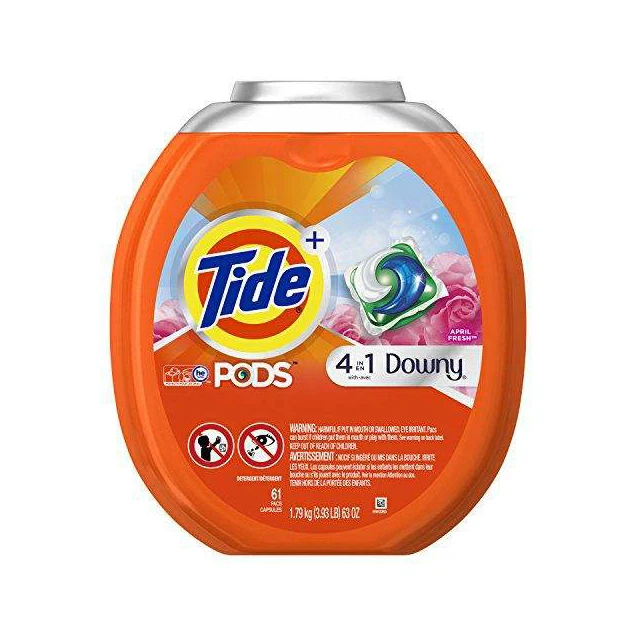 High Quality 16 Count Tide Pods Liquid Laundry Pacs Convenient Downy Original Fragrance Bathroom Wash Clothes Includes