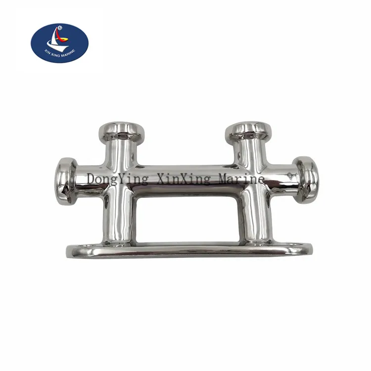 ベースボートクリート、アンカーダブルクロス316ステンレス鋼ヘビー