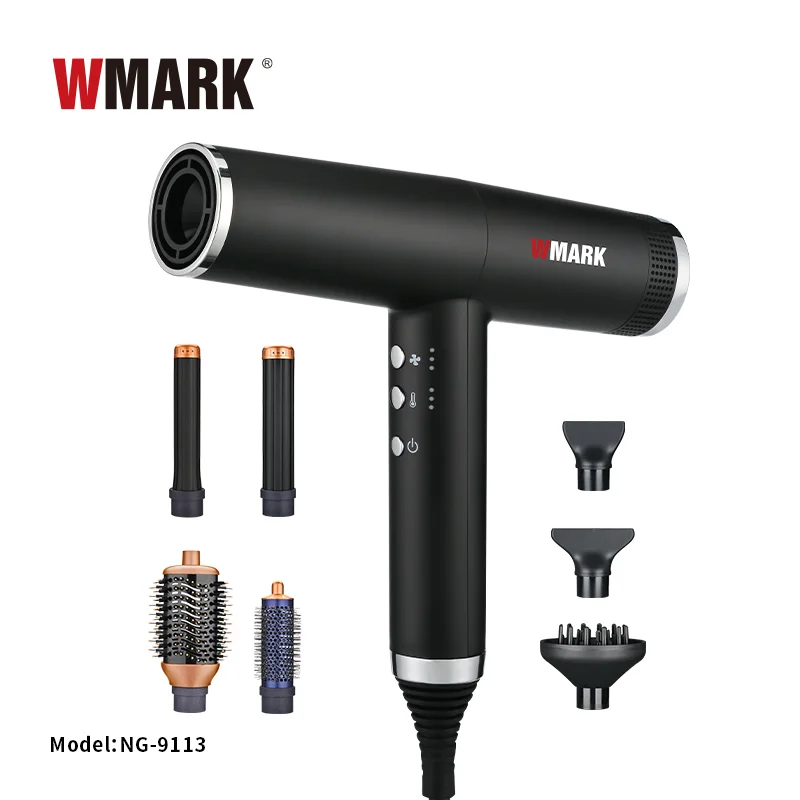WMARK NG-9113 7 in 1 Professional Hair Dryer - 110000RPM High