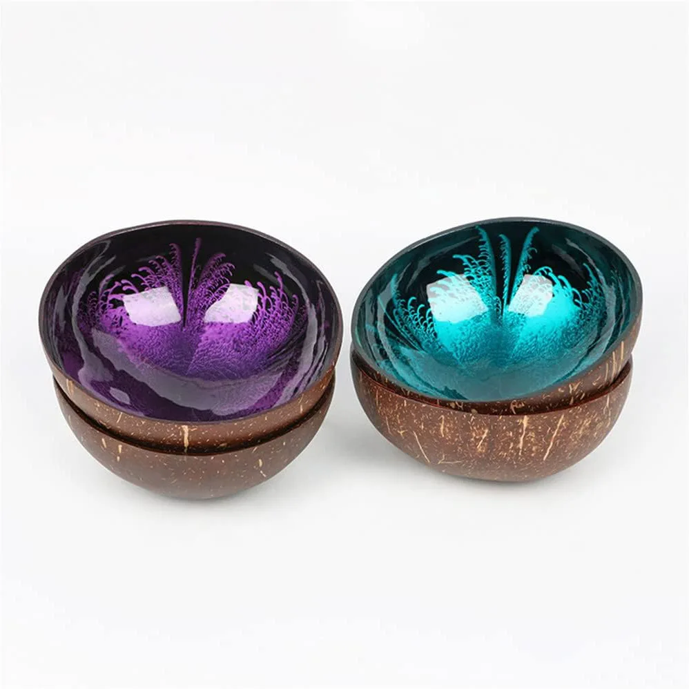 Viethuy03 Bol En Bois Laqué Fait à La Main Avec Coquille D'œuf