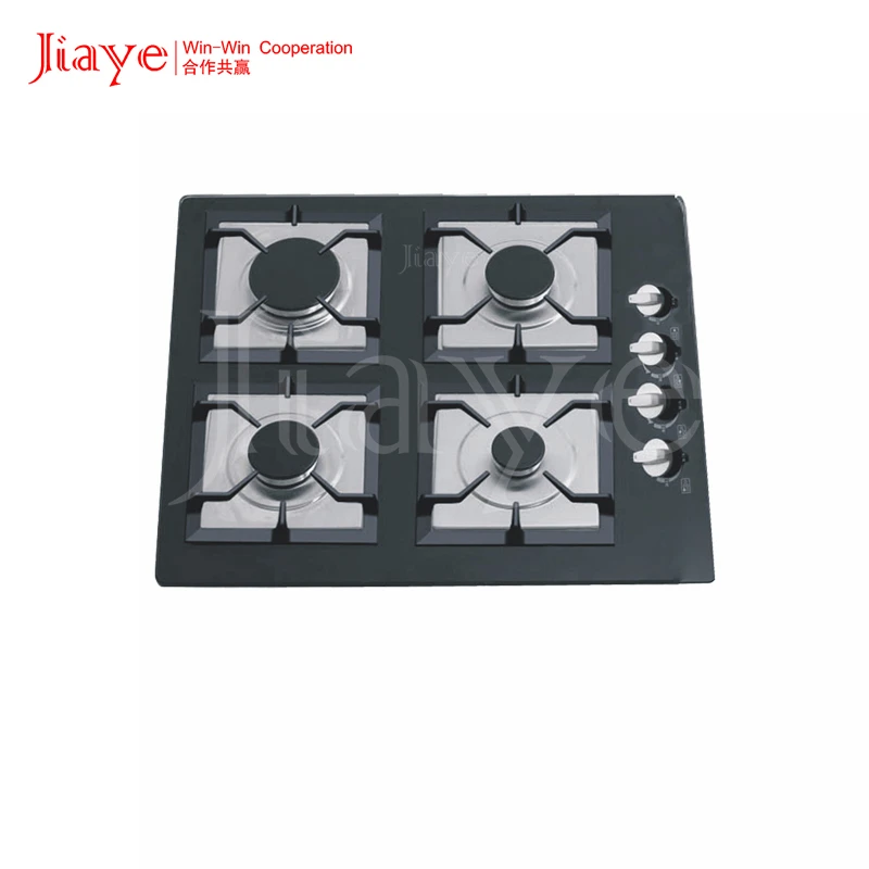 Custom 60cm Built-in Gas Hob Four-Cooker Gas Stove with Tempered Glass AC  Battery/Electric Energy Saving for Households Hotels