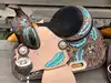 Brown/turquoise