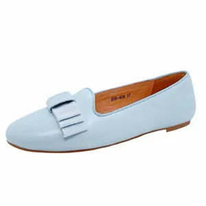 Wholesales Price High Quality New Product Stylish Light Weight Flat Leather Shoes