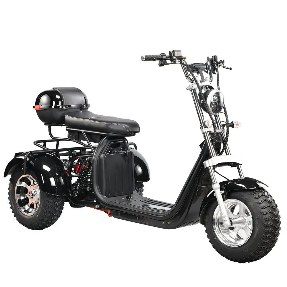 OEM ODM Custom Logo Available EHoodax 05WQ Electric Tricycle 18-Inch Fat Tire Closed Cargo Use 2000W Motor 30-50km/h 30-50km
