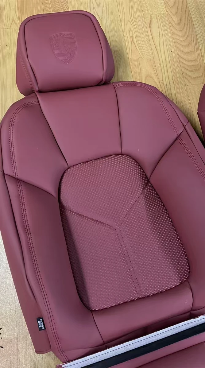 Дизайнерские Роскошные автомобильные аксессуары полный комплект подушек подушки кожаные специальные чехлы для сидений Porsche