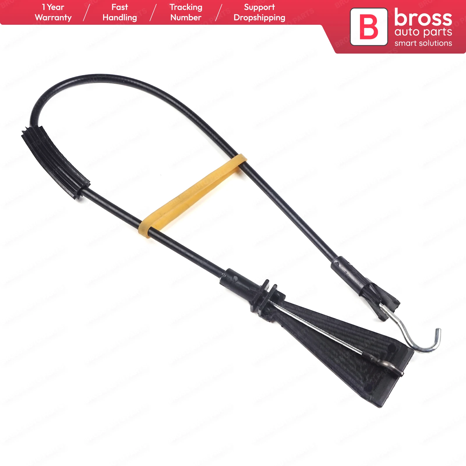 BDP636 Inner Door Handle Release Lock Latch Bowden Cable Rear Doors 13258268 for Corsa D 5-Door Bross Auto Parts Made in Turkey